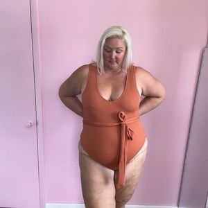 Toluca Swim orange one piece